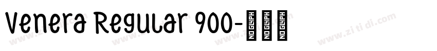 Venera Regular 900字体转换